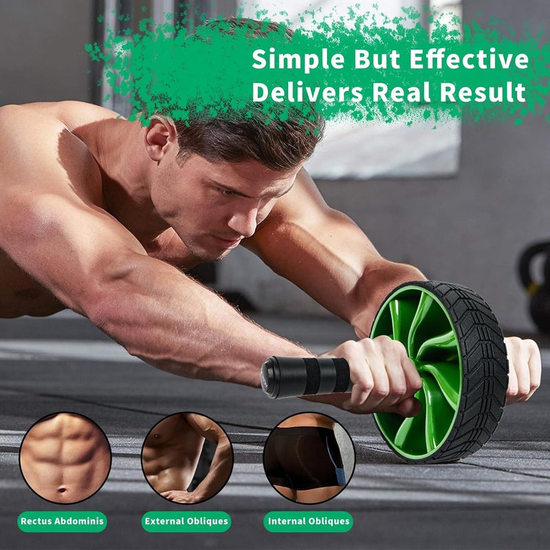 AGREJO Ab Roller Wheel - Ab Workout Equipment for Abdominal & Core Strength Training, Home Gym Fitness Equipment, Exercise Wheel for Men Women - Image 5